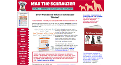 Desktop Screenshot of max-the-schnauzer.com